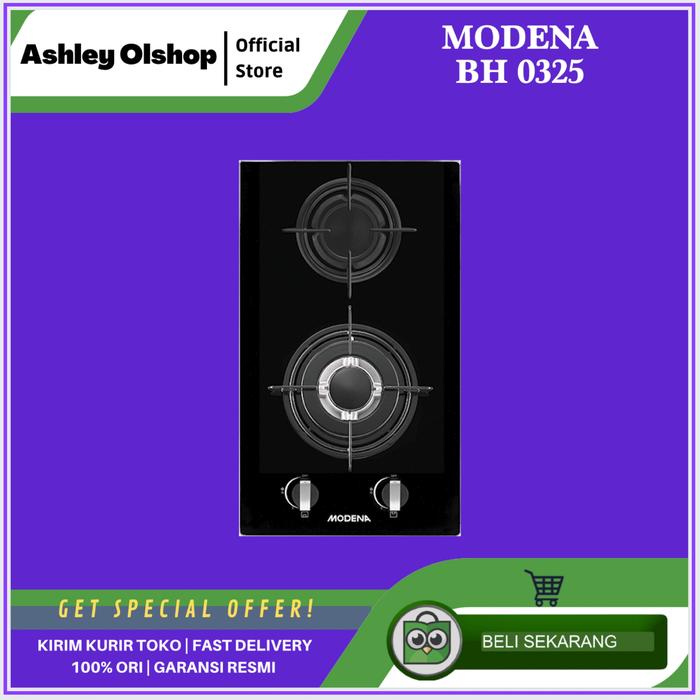 Gambar [ORI] Kompor Tanam 2 Tungku Modena BH 0325 LISCIO Modena Gas Hob 2 Burners 30cm BH0325 dari Ashley Olshop Official Store Kota Administrasi Jakarta Utara Tokopedia