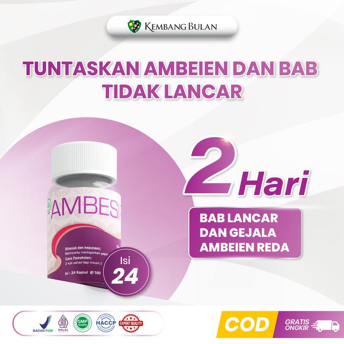 Gambar Ambesir 24 Kapsul – Membantu Meringankan Gejala Ambeien Wasir dari Kembang Bulan Indonesia Kota Surabaya Tokopedia