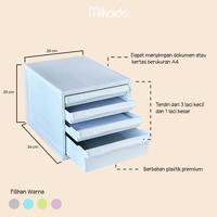 Gambar Desk Document Organizer Kertas A4 / Rak Kertas, Document Rack, Box File - Biru Muda dari MIkado Giftshop Kota Administrasi Jakarta Pusat 3 Tokopedia