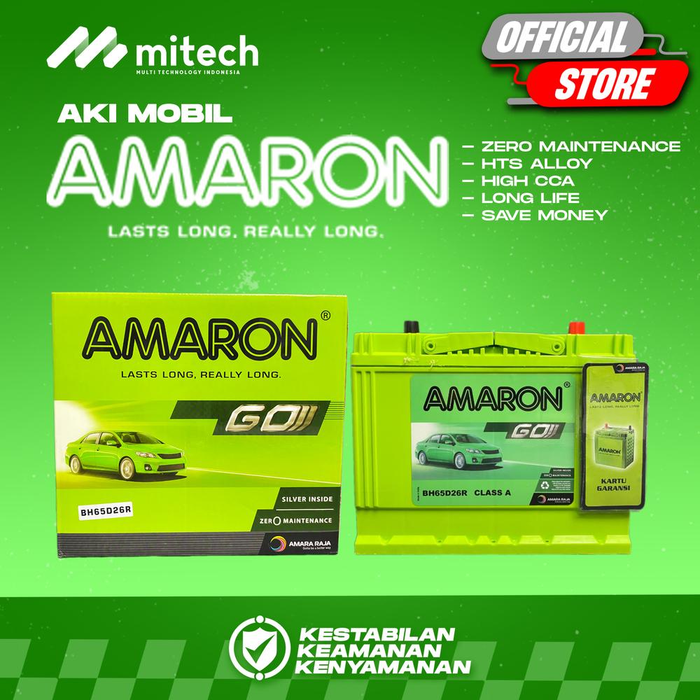 Amaron GO Aki Kering Mobil Toyota Kijang Grand NS70 / 65D26R - 12V / 65Ah - GOJEK/GRAB