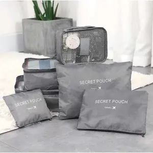 Travel Bag 6in1 Bag Organizer Travel 6 in 1 Tas Travel Serbaguna Organizer Travel 6pcs Pouch