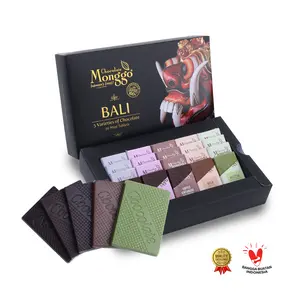 Chocolate Monggo | Oleh Oleh Bali Rarung Cokelat Box 5 Rasa | Souvenir Chocolate