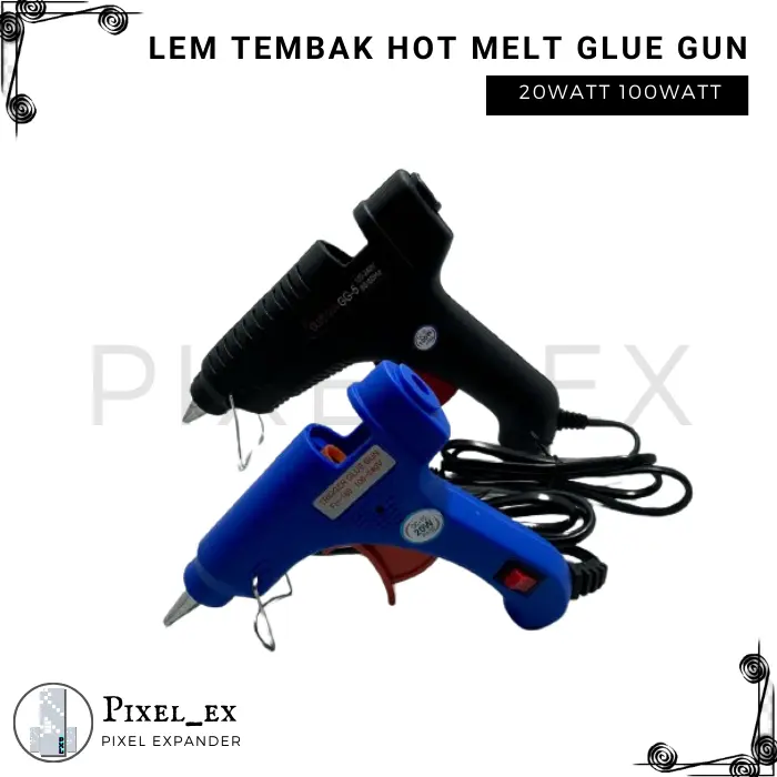 Lem Tembak Hot Melt Glue Gun 20watt 100watt 0