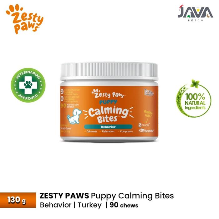 Gambar Zesty Paws Calming Puppy Chews - Dogs Composure & Relaxation dari Java Petco Jakarta Barat Kota Administrasi Jakarta Barat Tokopedia