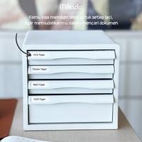 Gambar Desk Document Organizer Kertas A4 / Rak Kertas, Document Rack, Box File - Biru Muda dari MIkado Giftshop Kota Administrasi Jakarta Pusat 2 Tokopedia
