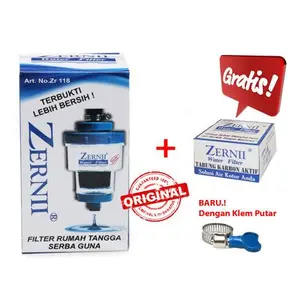 * Filter Air Zernii Beli 1 Gratis 1 Karbon Refill Aktif [PALING