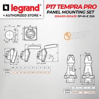 Gambar Legrand Paket 1 Set Plug Panel Mounting Socket 3P+N+E / 5 Pin 32A IP67 dari Sinar Jaya Baru_NEW Kota Administrasi Jakarta Barat 5 Tokopedia