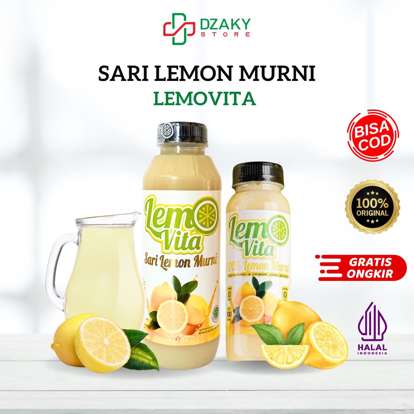 LEMOVITA 100% Sari Lemon Murni Tanpa Bahan Pengawet | Imunitas