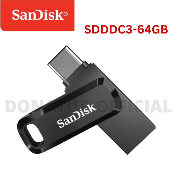 Gambar Flashdisk OTG 64GB SanDisk Ultra Dual Drive Go USB Type-C SDDDC3 dari Donatur official store Kota Surabaya Tokopedia