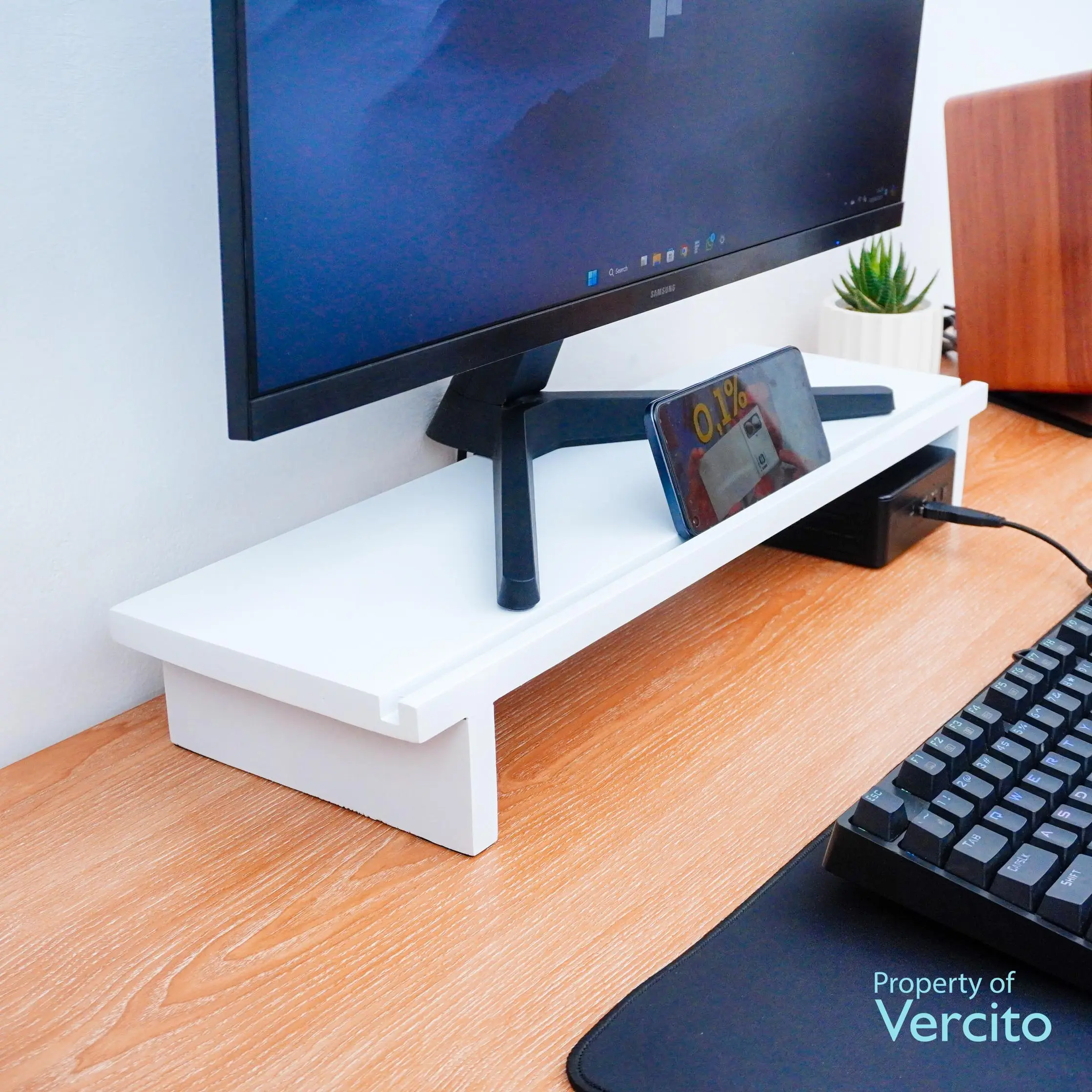 Stand monitor / Meja Monitor / Stand laptop / Kayu Solid