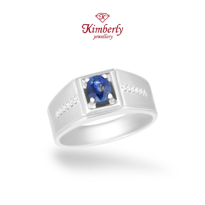 Gambar Cincin Berlian Pria Batu Blue Sapphire KMR669153 - Kimberly Jewellery dari Kimberly Jewellery Online Kota Administrasi Jakarta Selatan Tokopedia
