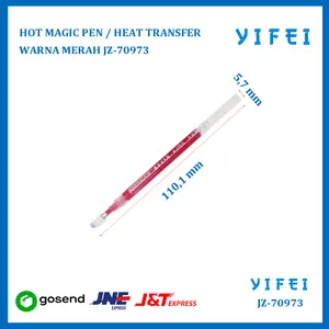 HOT MAGIC PEN / HEAT TRANSFER PEN WARNA MERAH YIFEI-70973