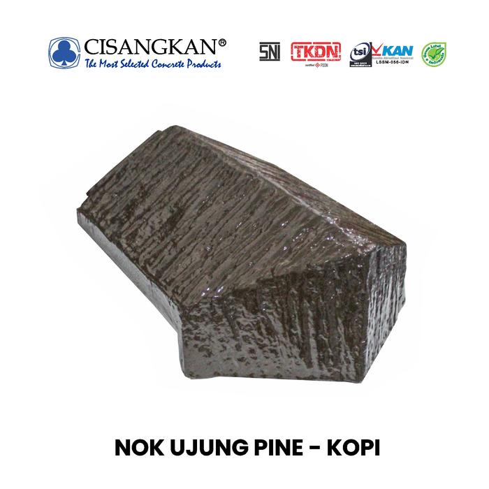 Gambar Nok Ujung Genteng tipe Victoria Pine Warna Kopi dari CISANGKAN Kota Bandung Tokopedia