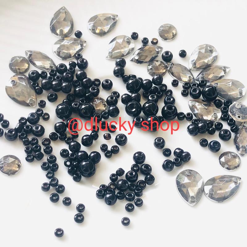 Mutiara pasir mix kombinasi payet per 10 gram Craft manik 2