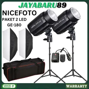 LAMPU MINI STUDIO FLASH NICE FOTO GE-180