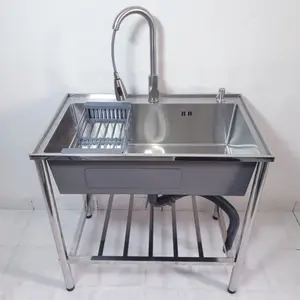 BAK CUCI PIRING STAINLESS PORTABEL / KITCHEN ZINK PORTABEL KRAN TARIK