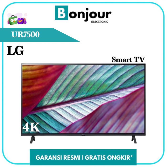 Gambar TV LG UR7500 43 Inch UHD Smart TV LG 43UR7500 LG 43UR7500PSC 43 4K HDR dari Bonjour Electronic Official Kota Depok Tokopedia