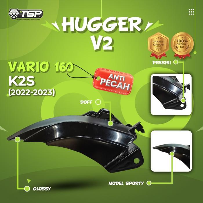 Gambar HUGGER SPAKBOR KOLONG VARIO 160 2022-2024 AKSESORIS VARIASI HONDA TGP dari Lestari Motor 2 Kota Administrasi Jakarta Barat Tokopedia