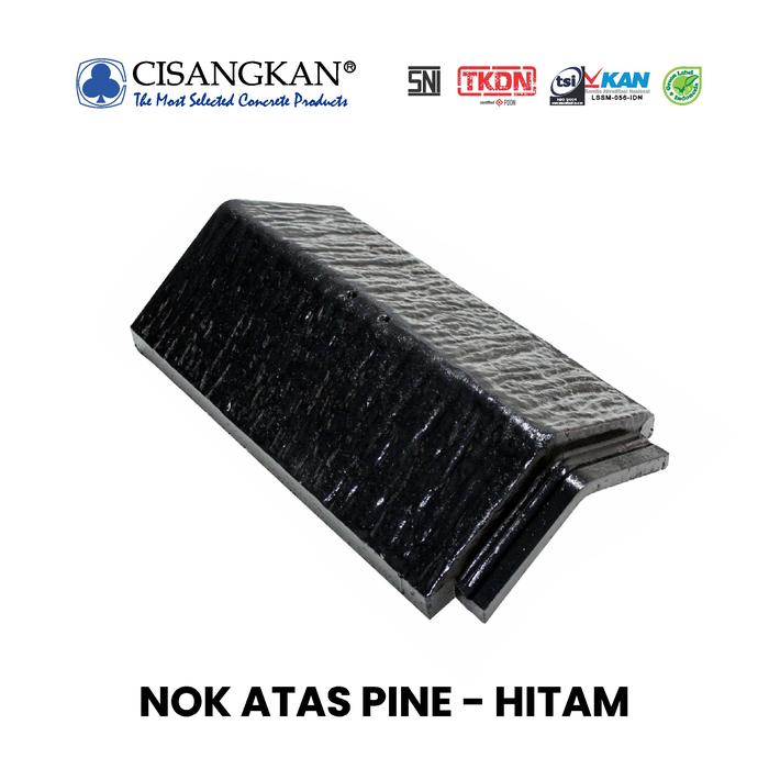 Gambar Nok Atas Genteng tipe Victoria Pine Warna Hitam dari CISANGKAN Kota Bandung Tokopedia