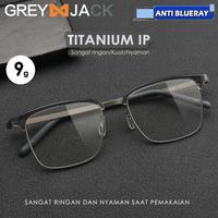 Gambar Grey Jack Kacamata Antiradiasi Blueray Baahan Titanium Style Kotak Bisnis Fashion Pria & Wanita 2605 - GREY, BLUERAY NORMAL dari Grey Jack Eyewear Kota Administrasi Jakarta Barat 1 Tokopedia