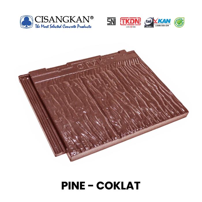 Gambar Genteng Cisangkan tipe Victoria Pine Warna Coklat - DIBAWAH 99 PCS dari CISANGKAN Kota Bandung Tokopedia