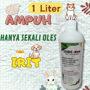 [MURAH] Obat scabies kelinci kucing kambing hewan ampuh oles 1 liter
