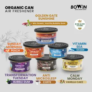 Bowin Parfum Mobil Organic Can (Pengharum Ruangan, Aroma Terapi) - VIT