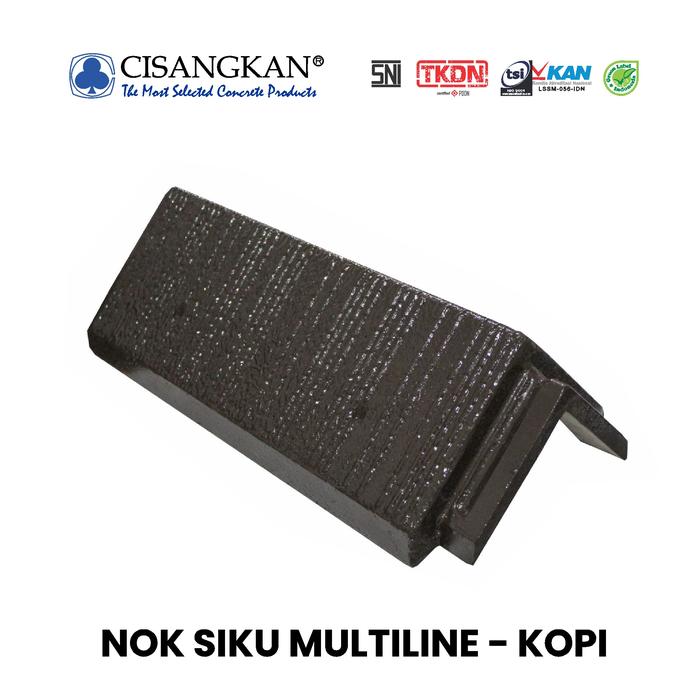 Gambar Nok Siku Genteng tipe Victoria MultiLine Kopi dari CISANGKAN Kota Bandung Tokopedia