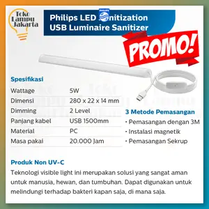 Lampu LED Sanitizer 5watt USB Aman untuk Manusia Hewan