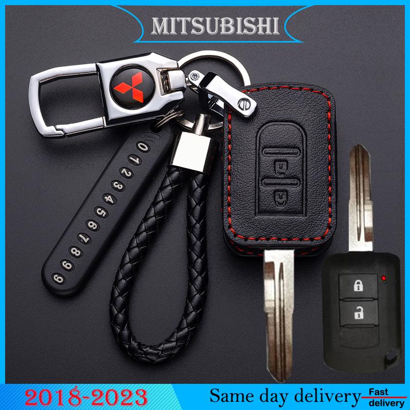 cover kunci mobil mitsubishi Montero Xpander Mirage Strada GLX - Garis Merah