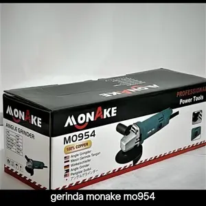 MONAKE Mesin Gerinda Tangan MO954 Profesional Disc Grinder German Technology 100% Copper 720W 11000RPM Gerinda Monake MO954