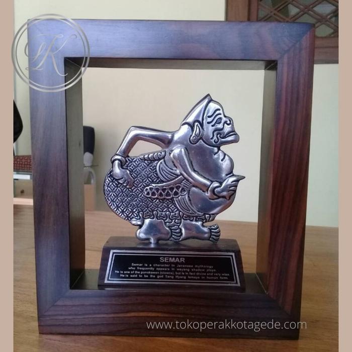 Gambar frame perak wayang semar alumunium dari toko perak kotagede silver Kota Yogyakarta Tokopedia