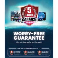 Gambar TV Sharp 65 Inch 4T-C65FJ1X 4K UHD Google TV 65Inci Sharp Frameless Design 4TC65FJ1X dari Bonjour Electronic Official Kota Depok 3 Tokopedia