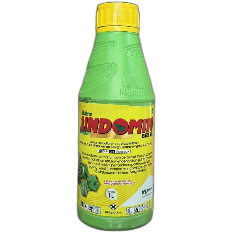 HERBISIDA LINDOMIN 1 LITER 865 SL NUFARM/RACUN GULMA DAUN LEBAR&TEKI PADI, SAWIT, JAGUNG, TEBU, KARET 3