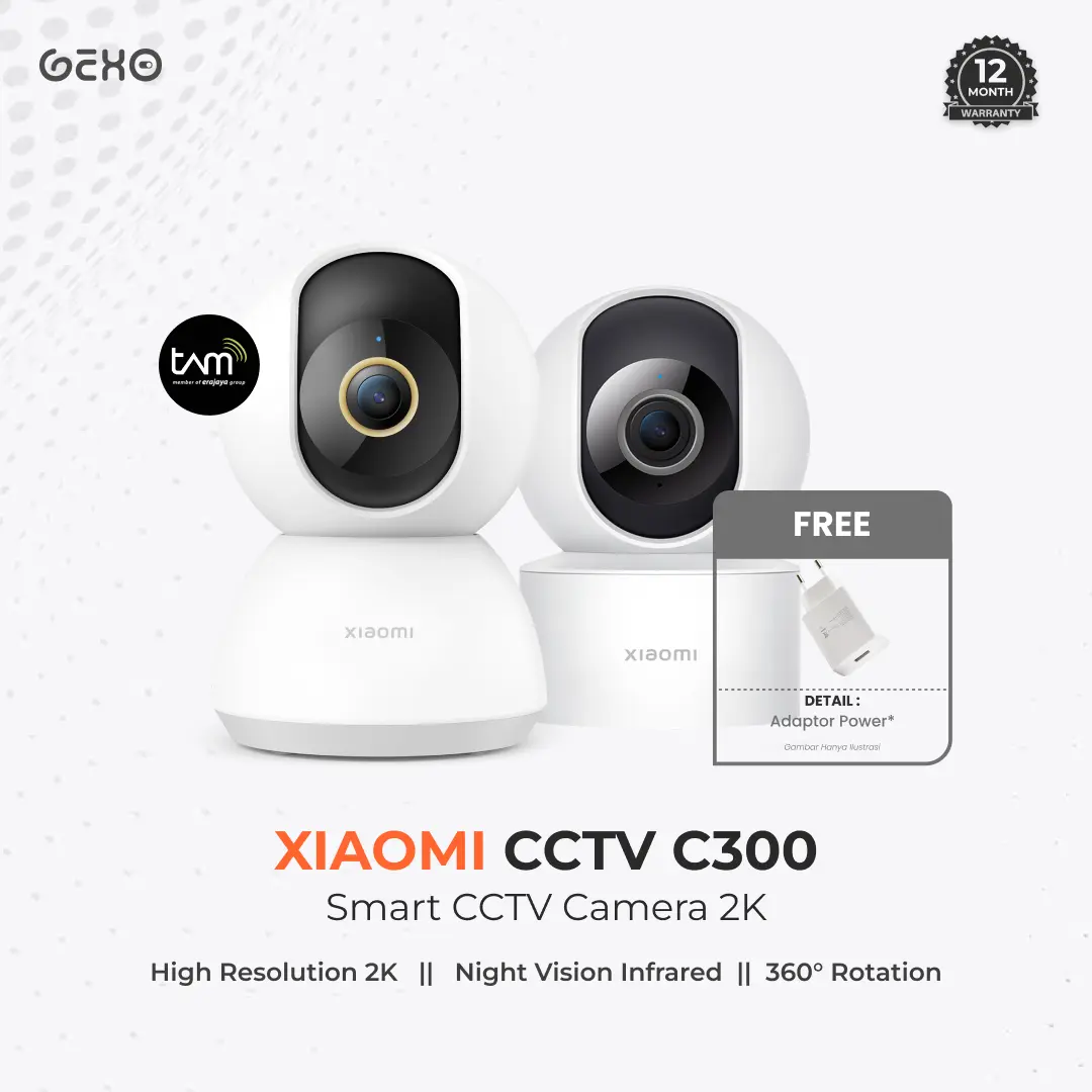Xiaomi Smart Camera C300 C200 2K CCTV 360 Garansi Resmi