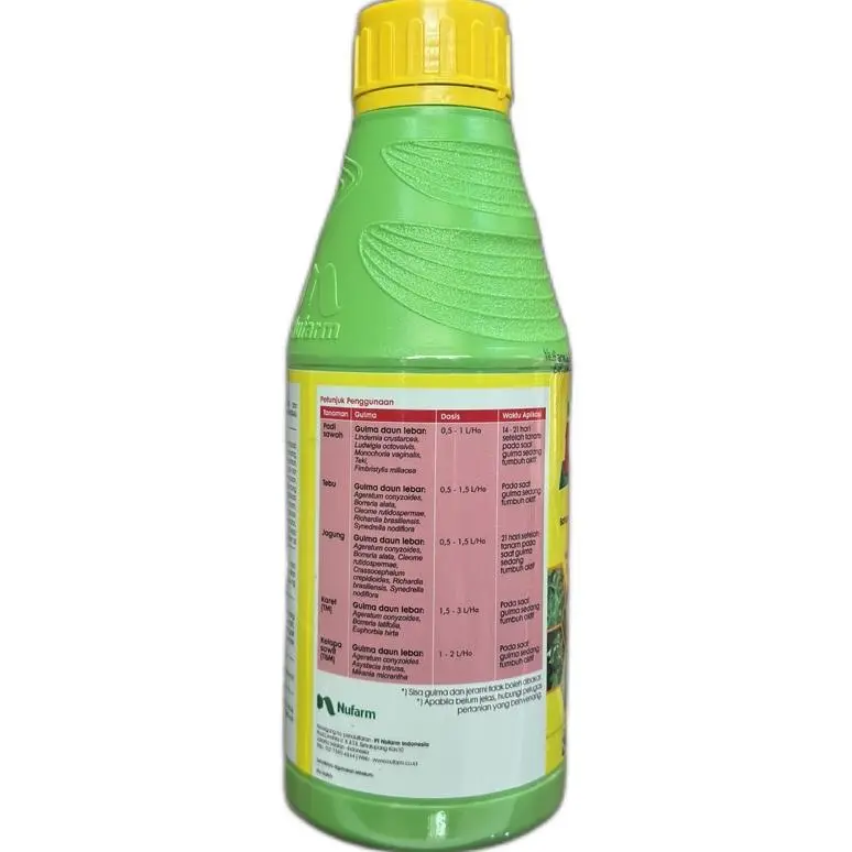 HERBISIDA LINDOMIN 1 LITER 865 SL NUFARM/RACUN GULMA DAUN LEBAR&TEKI PADI, SAWIT, JAGUNG, TEBU, KARET 2