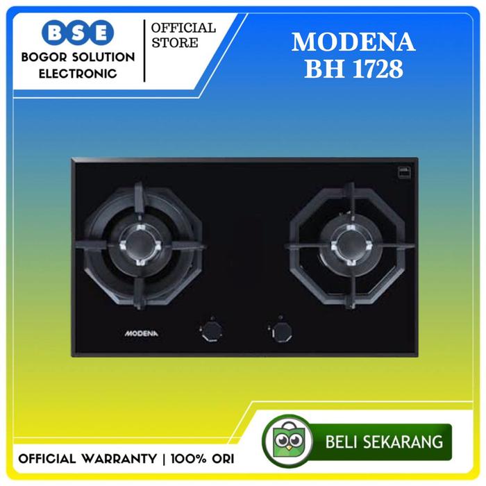 Gambar Kompor Tanam 2 Tungku Modena BH1728 Tempered Crystal Kompor Gas Modena BH 1728 [RESMI] dari Bogor Solution Electronic Kota Bogor Tokopedia