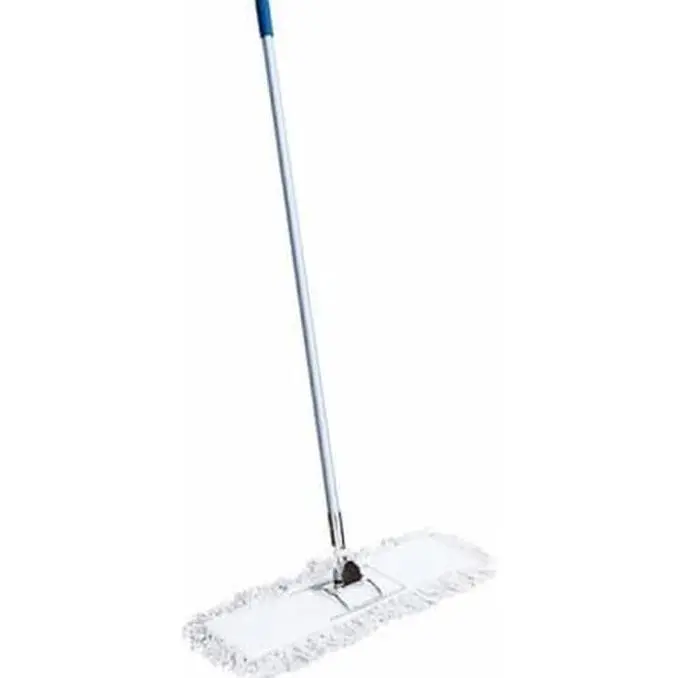 Terpercaya Lobby Duster Putih Set Komplit 50CM Kain Pel Lobby Dorong Gagang Panjang Alat Pembersih Sapu Debu Lantai Katun Dust Mop Floor Cafe Hotel Restoran Mall Dapur Pabrik Supermarket Kantor Lobby Putih Sapu Lantai BERMUTU