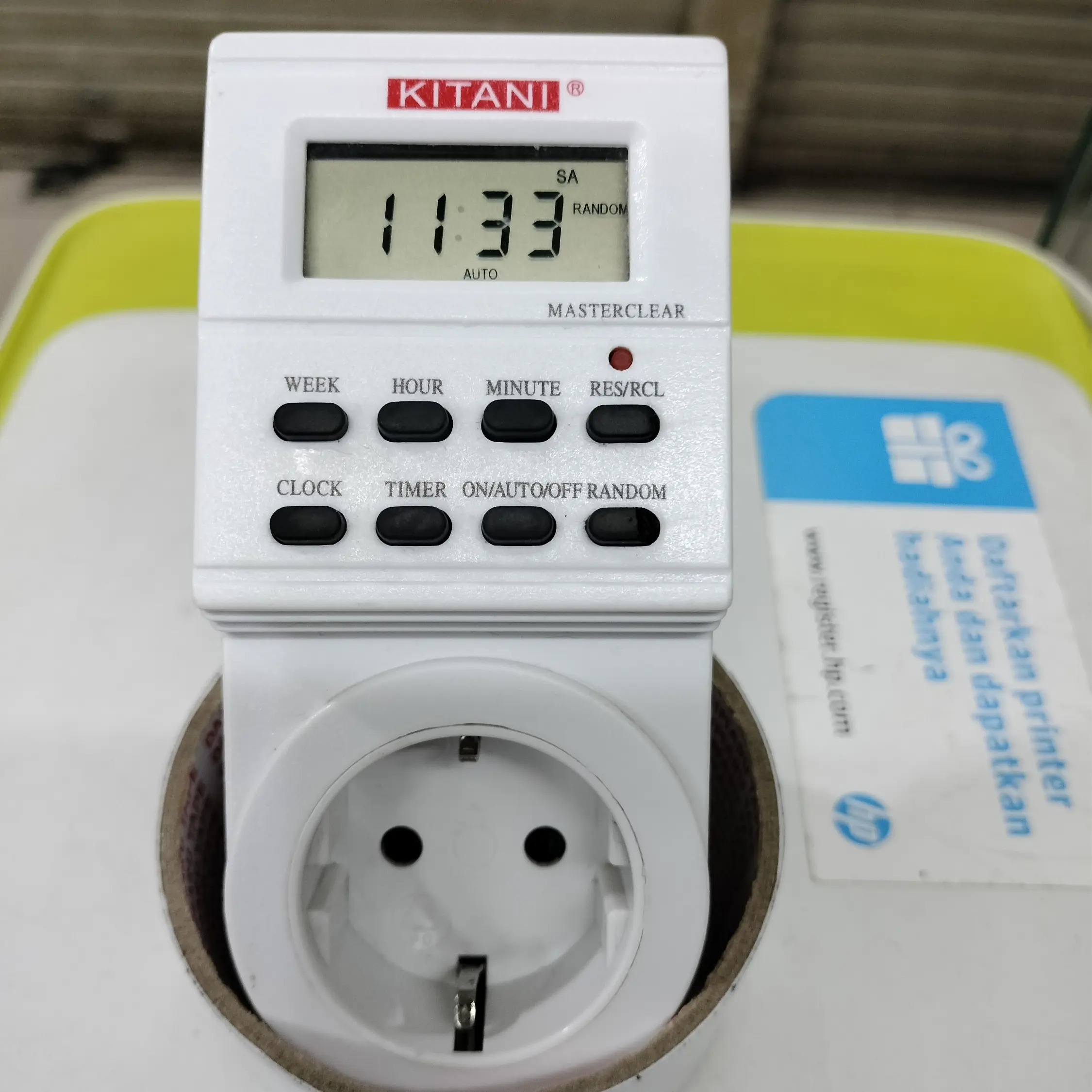 Timer digital timer program otomatis KITANI