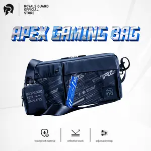 Royals Guard Apex Gaming Bag Tas Selempang Pria Waistbag Slingbag Waterproof