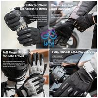 Gambar ROCKBROS MT016-02 Black Brown Sarung Tangan Sepeda Motor Full Finger Gloves PU Leather Non-slip Gloves Motorcycle Cycling Touch Screen Sports Protection Gloves Breathable Bicycle MTB Road Bike - S dari Wof Wheel of Fortune Official Kab. Tangerang 4 Tokopedia