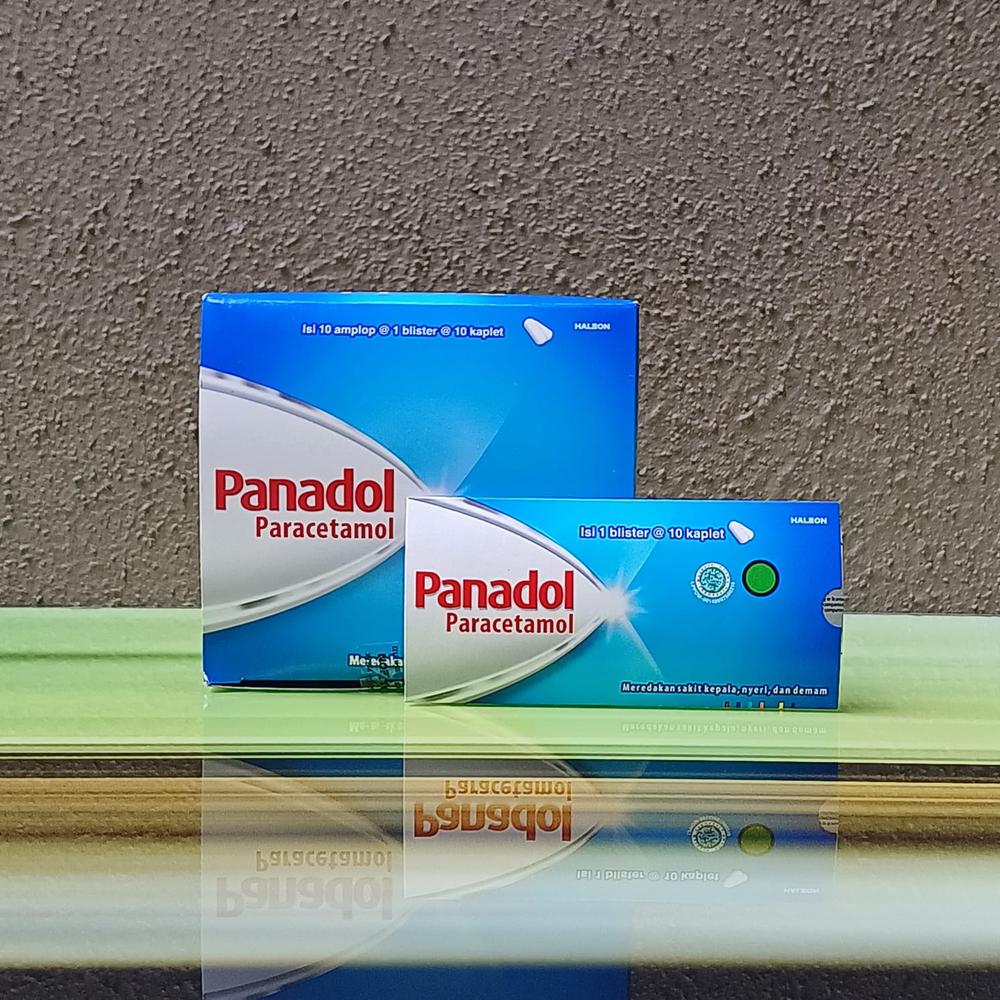 panadol biru / strip 10 tablet