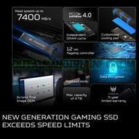 Gambar Acer Predator GM7000 SSD 512GB 1TB 2TB 4TB 8TB - M.2 2280 NVMe PCIe Gen4.0 x4 - 512GB  dari Duta Mandiri Infokom Kota Administrasi Jakarta Pusat 3 Tokopedia