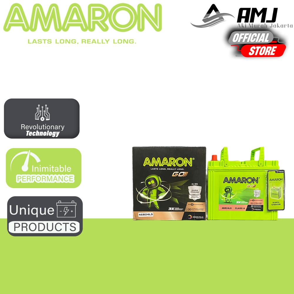 Amaron GO Aki Mobil Honda Odissey NS60LS / 46B24LS - 45Ah Aki Kering - GOJEK/GRAB