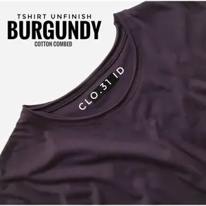 KAOS UNFINISHED DISTRO | KAOS POLOS LENGAN PENDEK | BAHAN COTTON STREETCH COMBED