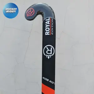 Roku Hockey Stick Stik Hoki Outdoor 10% Carbon Fiber Royal Edition Low Bow