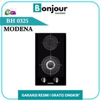 Gambar Kompor Tanam 2 Tungku Modena BH 0325 Tempered Crystal Kompor Gas Hob 2 Burners Modena LISCIO BH0325 dari Bonjour Electronic Official Kota Depok 1 Tokopedia