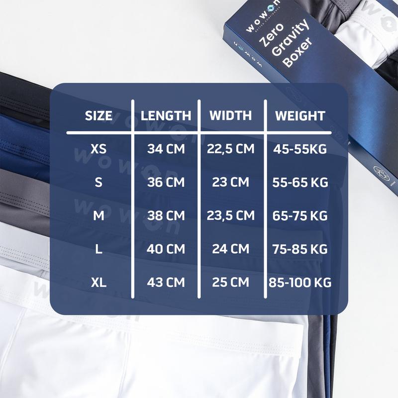 Product Introduction of Wowon Men Boxer - Celana Dalam Pria - Zero Gravity Feel - 3 Pcs - 0