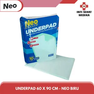 Underpad Neo Biru / Perlak Sekali Pakai Merk Neo 60x90