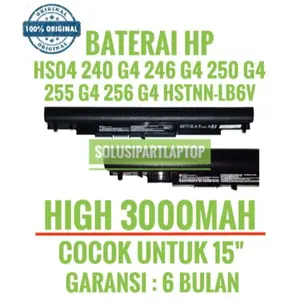 Baterai Laptop HP 807957-001 HS03 HS04 LB6V ORI Bergaransi